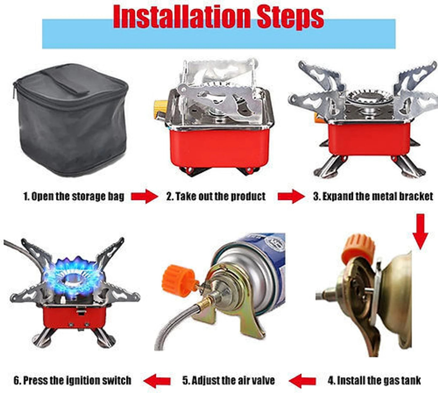 Portable gas stove